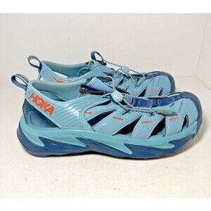 Hoka Hopara Hiking Sandals Womens Sz 10 Coastal Shade Blue Coral All terrain